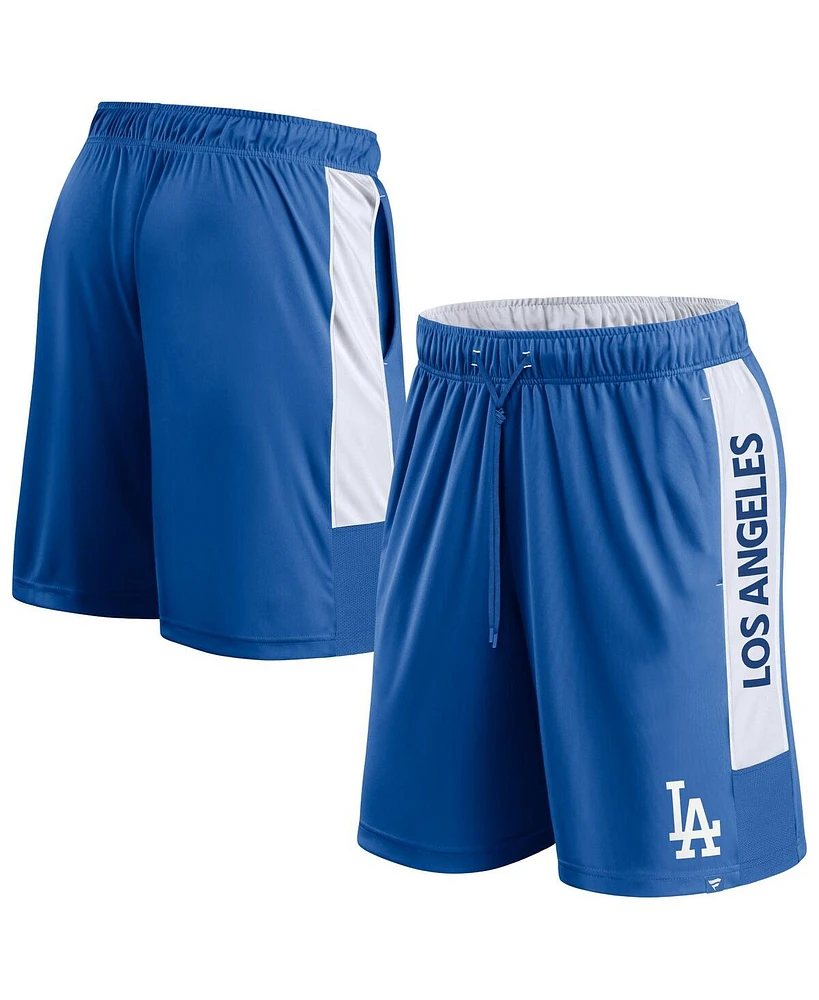 Fanatics Men's Royal Los Angeles Dodgers Win The Match Defender Shorts