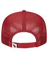 New Era Men's Cardinal Arizona Cardinals Main Trucker 9FIFTY Snapback Hat