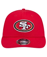 New Era Men's Scarlet San Francisco 49ers Main Low Profile 9FIFTY Snapback Hat