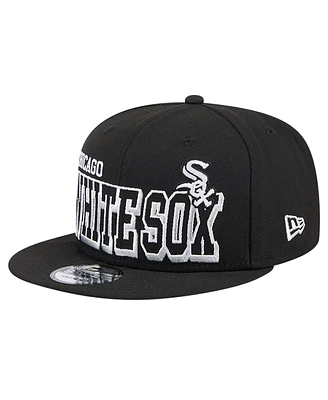 New Era Men's Black Chicago White Sox Game Day Bold 9FIFTY Snapback Hat