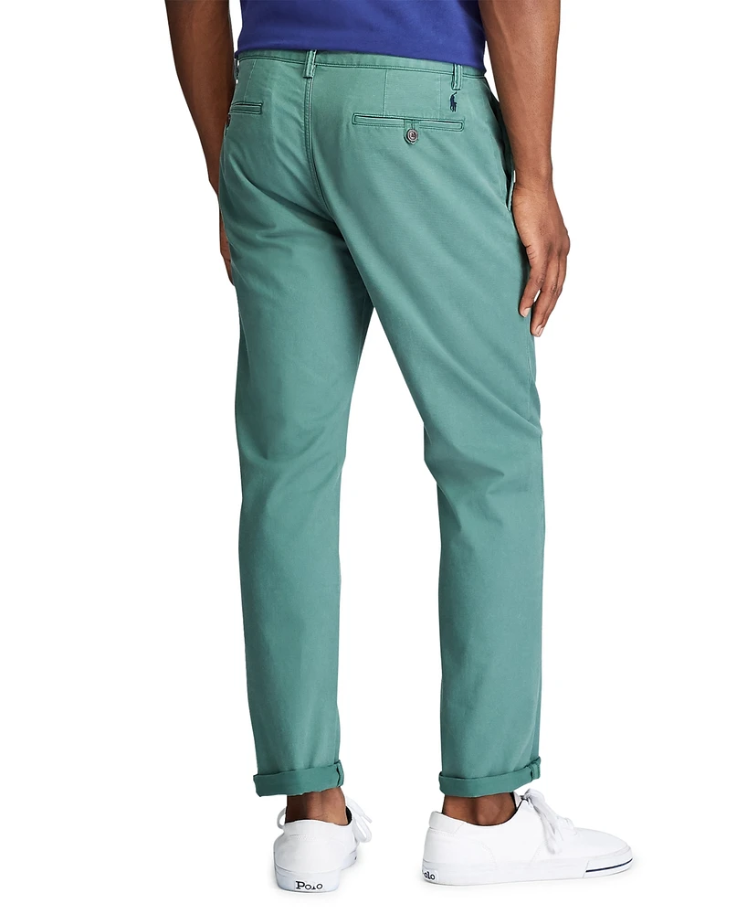 Polo Ralph Lauren Men's Stretch Straight Fit Washed Chino Pants