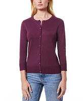 Melissa Paige Women's Novelty Button-Front Cardigan Sweater, Regular & Petite