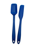 Rsvp International Silicone Coated Steel 2 Piece 8" Ela Series Mini Spatula Set