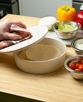 Rsvp International 8.5" D Stoneware White Tortilla Warmer