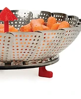 Rsvp International Endurance Stainless Steel Silicone 12" Umbrella Steam Basket
