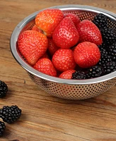 Rsvp International Endurance Precision Pierced Stainless Steel 2 Pint Berry Colander