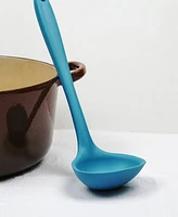 Rsvp International Silicone Coated Steel 11x3.5" Ela Series Turquoise Ladle