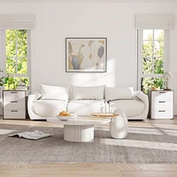 3 Drawer Dresser Chest of Drawer Storage Cabinet