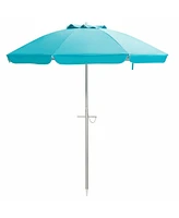 Costway 6.5FT Patio Beach Umbrella Sun Shade Tilt