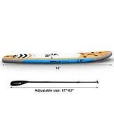 Costway 1 pcs 10' Inflatable Stand up Paddle Board Surfboard Sup