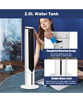 Costway 3-In-1 Evaporative Air Cooler 41'' Portable Tower Fan Humidifier