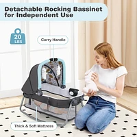 4 1 Convertible Portable Baby Playard Newborn Napper
