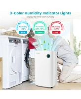 Costway 4500 Sq. Ft Dehumidifier for Home & Basements, 73-Pint Quiet Dehumidifier with 5 Modes
