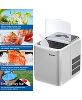 Portable Countertop Ice Maker Machine 44Lbs/24H Self-Clean