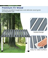 Gymax Folding Outdoor Camping Table w/ Carry Bag for Beach Picnic Bbq Camping Fishing