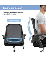 Costway Mesh Office Chair Adjustable Rolling Computer Desk