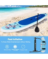 Costway 1 pcs 10' Inflatable Stand Up Paddle Board Sup Surfboard