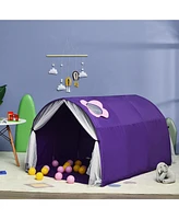 Kids Bed Tent Play Tent Portable Playhouse Twin Sleeping w/Carry Bag