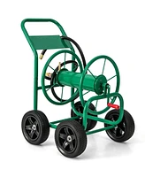 Costway Garden Hose Reel Cart Holds 330ft of 3/4"or 5/8" Hose 400ft of 1/2" Hose