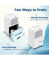Costway Dehumidifier for Home Basement 32 Pints/Day 3 Modes Portable up to 2500 Sq. Ft