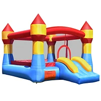 Costway Kid Inflatable Bounce House Castle Moonwalk Playhouse Jumper Slide