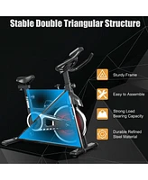 Costway Indoor Cycling Stationary Bike Silent Belt Drive Adjustable