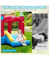 Costway Inflatable Bounce Castle Kids Jumping Bouncer Indoor Outdoor Blower Excluded