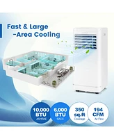 Costway Btu Portable Air Conditioner with Dehumidifier & Fan Mode