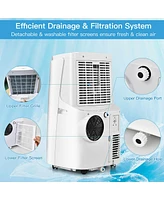 Costway 9000BTU Portable Air Conditioner 3-in-1 Air Cooler Fan Dehumidifier w/ Remote