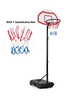 Costway Portable Basketball Hoop Stand Height Adjustable Goal System