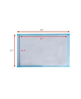 Costway 300 Pcs 17'' X 24'' Puppy Pet Pads Dog Cat Wee Pee Piddle Pad Training Underpads