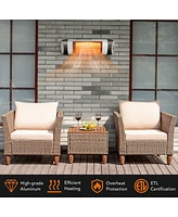 Costway Patio Electric Heater Wall-Mounted Infrared Heater