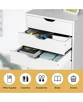 Costway 7 Drawer Chest Storage Dresser Floor Cabinet Organizer