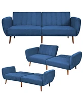 Convertible Futon Sofa Bed Adjustable Couch Sleeper