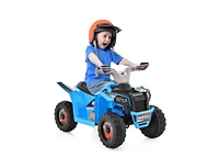 Slickblue Kids Ride on Atv 4 Wheeler Quad Toy Car with Direction Control