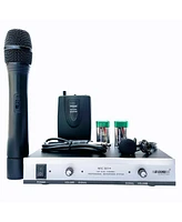 5 Core Wireless Microphones • w 1 Vhf Dynamic Unidirectional Handheld & 1 Collar Mic with Receiver Wm 301 1M1C