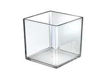 Azar Displays 7" Deluxe Clear Acrylic Square Cube Bin for Counter, 2