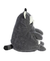 Aurora Small Riley Raccoon Fluffles Whimsical Plush Toy Grey 6"