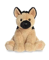 Aurora Medium German Shepherd Cuddly Plush Toy Brown 10.5"