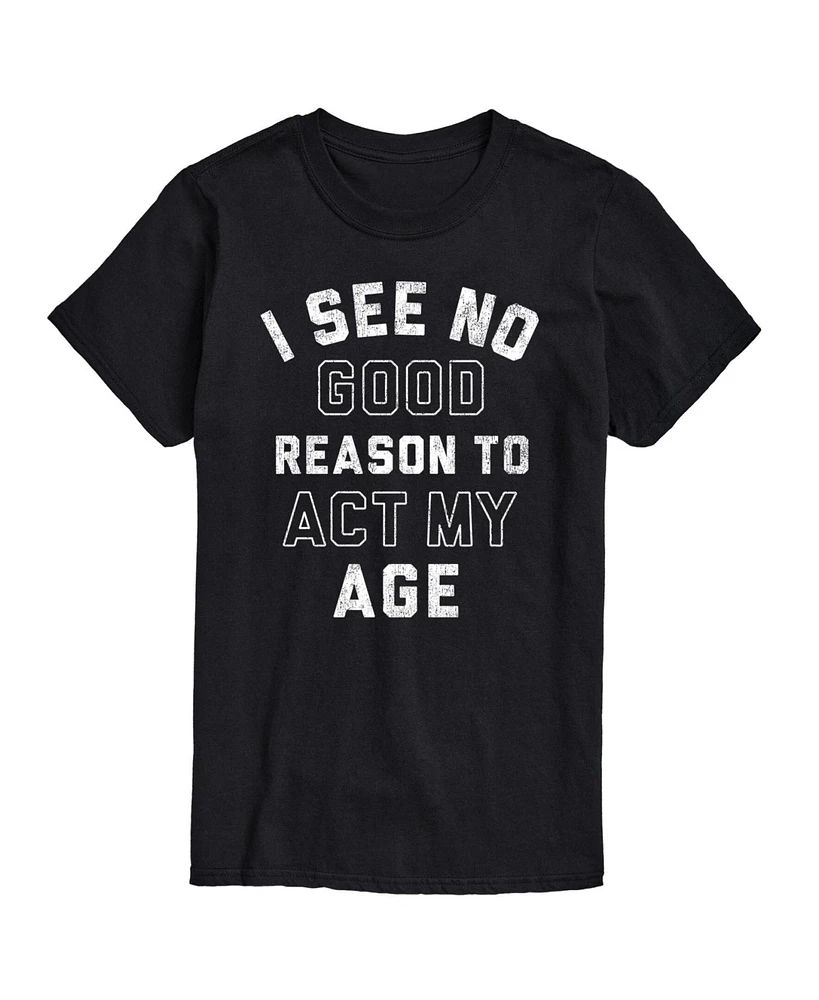 Hybrid Apparel I See No Good Reason Age Men's Short Sleeve Tee