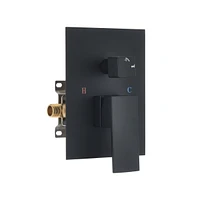 Waterfall Wall Mounted Tub Filler With Handheld Shower