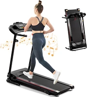 Streamdale Furniture Foldable Electric Treadmill with Incline and Bluetooth