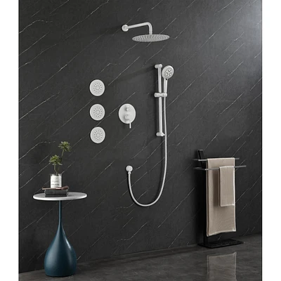 Simplie Fun Complete Shower System with Accessories