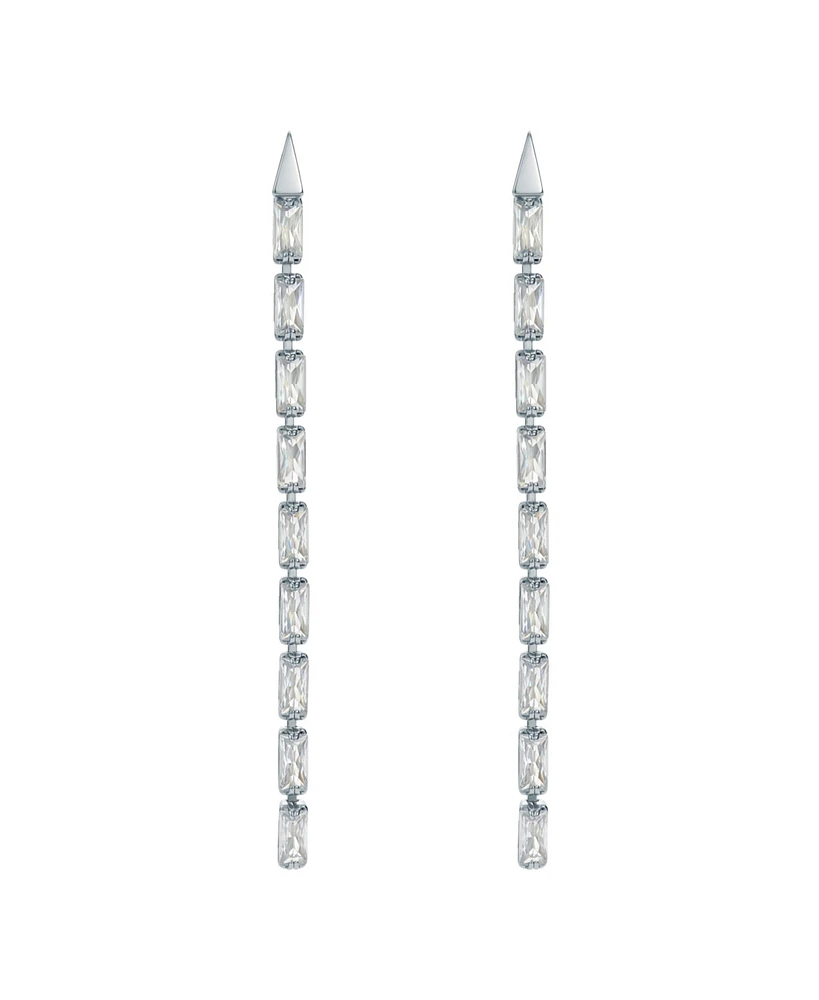 Ted Baker Jewelry Isalie: Crystal Baguette Slinky Drop Earrings