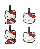 Hello Kitty Sanrio Luggage Tag Bow Pvc Travel Tags Gifts - Set of 4