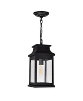 Cwi Lighting 14" Metal Milford 1 Light Outdoor Pendant