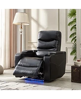 Power Reclining Chair Black Color