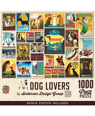 MasterPieces Puzzles MasterPieces Anderson Design Group Dog Lovers 1000 Piece Jigsaw Puzzle