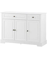 Homcom Modern Sideboard Buffet Cabinet with Storage Cupboards and Drawers