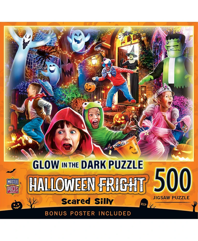 Masterpieces Scared Silly 500 pc Glow Puzzles